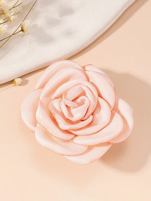 Color Three-dimensional Flower Brooch Accessories