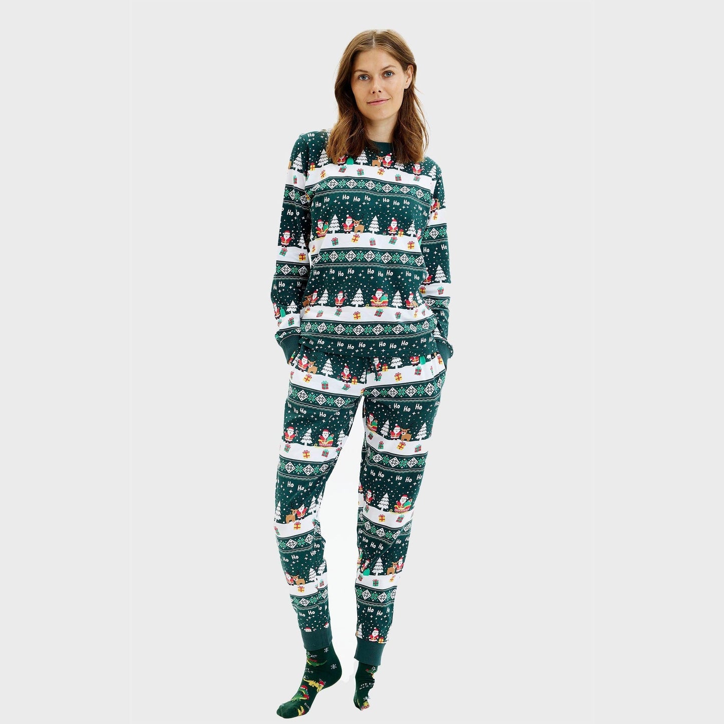 The Cheerful Christmas Pajamas Women's