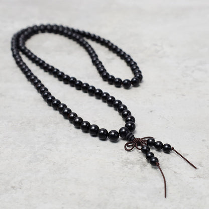 108 Beads Wood Mala Bracelet for Meditation & Prayer