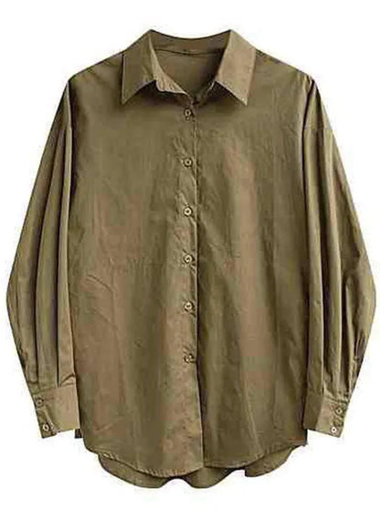 Chocolate Asymmetrical Design Knit Vest Contton Shirts Two Pieces Set Fall