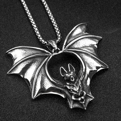 Nocturne Guardian Bat Necklace