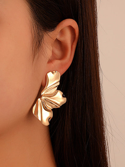 Flower Shape Color Earrings Accessories