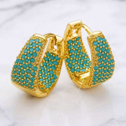 "perry" Turquoise Earrings