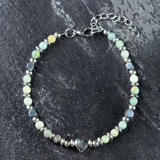 8mm Amethyst Healing Energy Bracelet for Balance