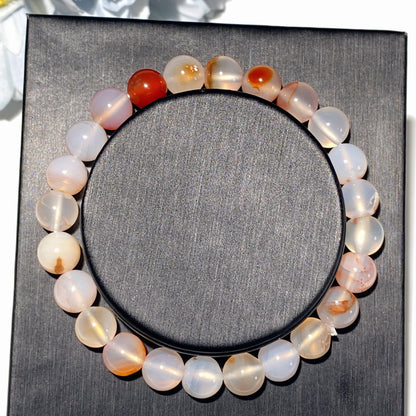 8mm Mixed Crystal Healing Bracelet for Spiritual Balance