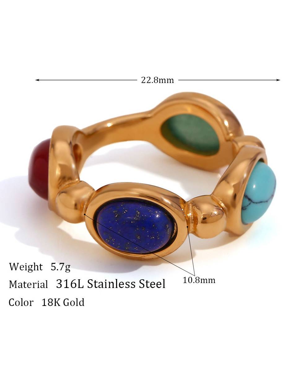 Natural Stone Ring