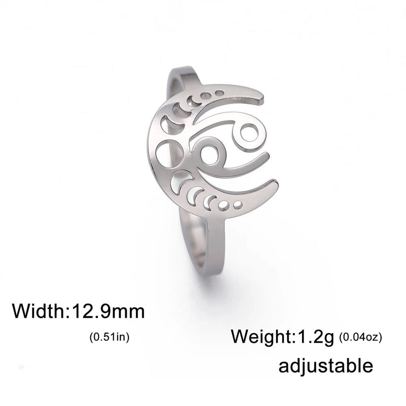 Moonlit Constellation Rings