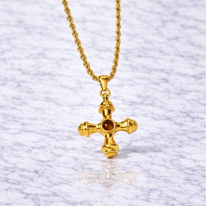 Brown Gold Macie Pendant Necklace Macrae & Co.