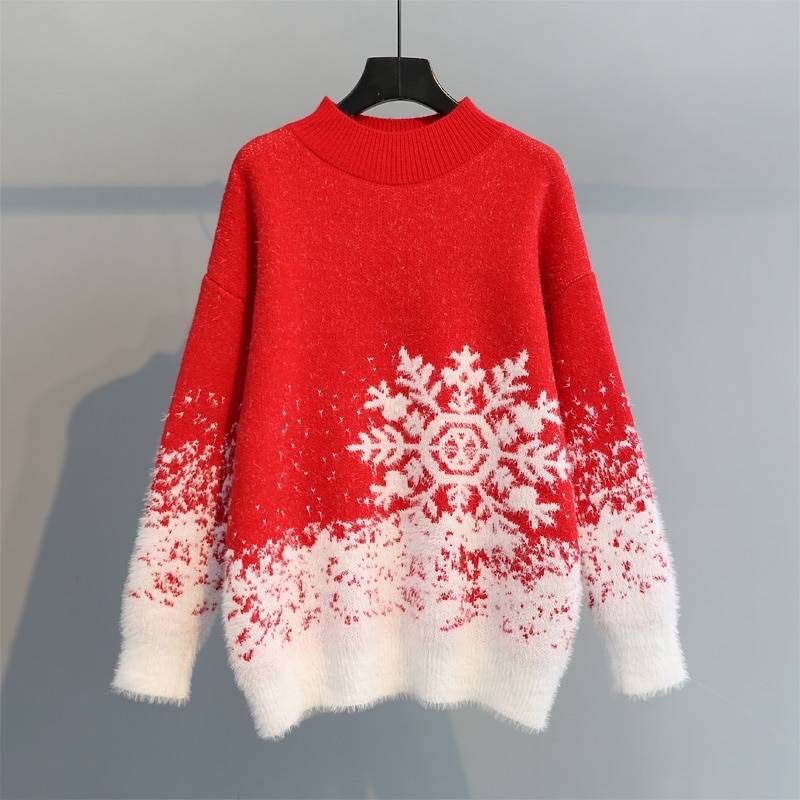 Cozy Christmas Knit Sweater for Women
