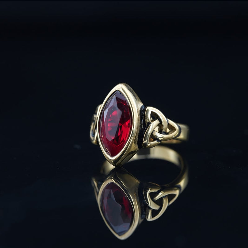 Triquetra's Black Onyx Guardian Ring