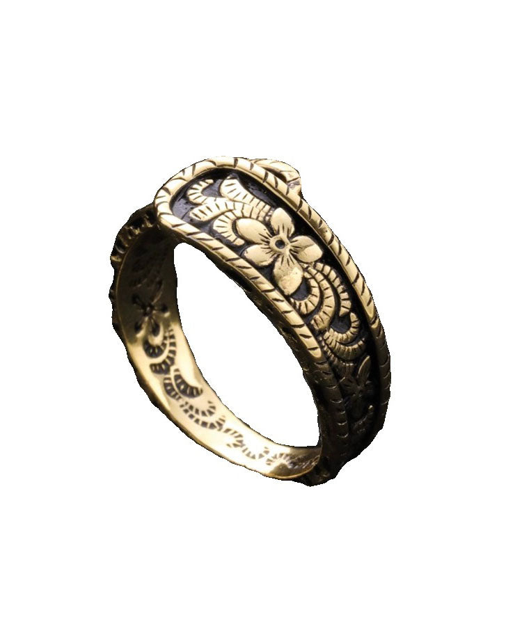 Gold Sterling Silver Ancient Gold Rings