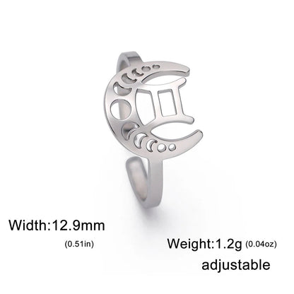 Moonlit Constellation Rings