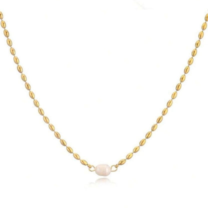 “joanna” 18k Waterproof Pearl Necklace
