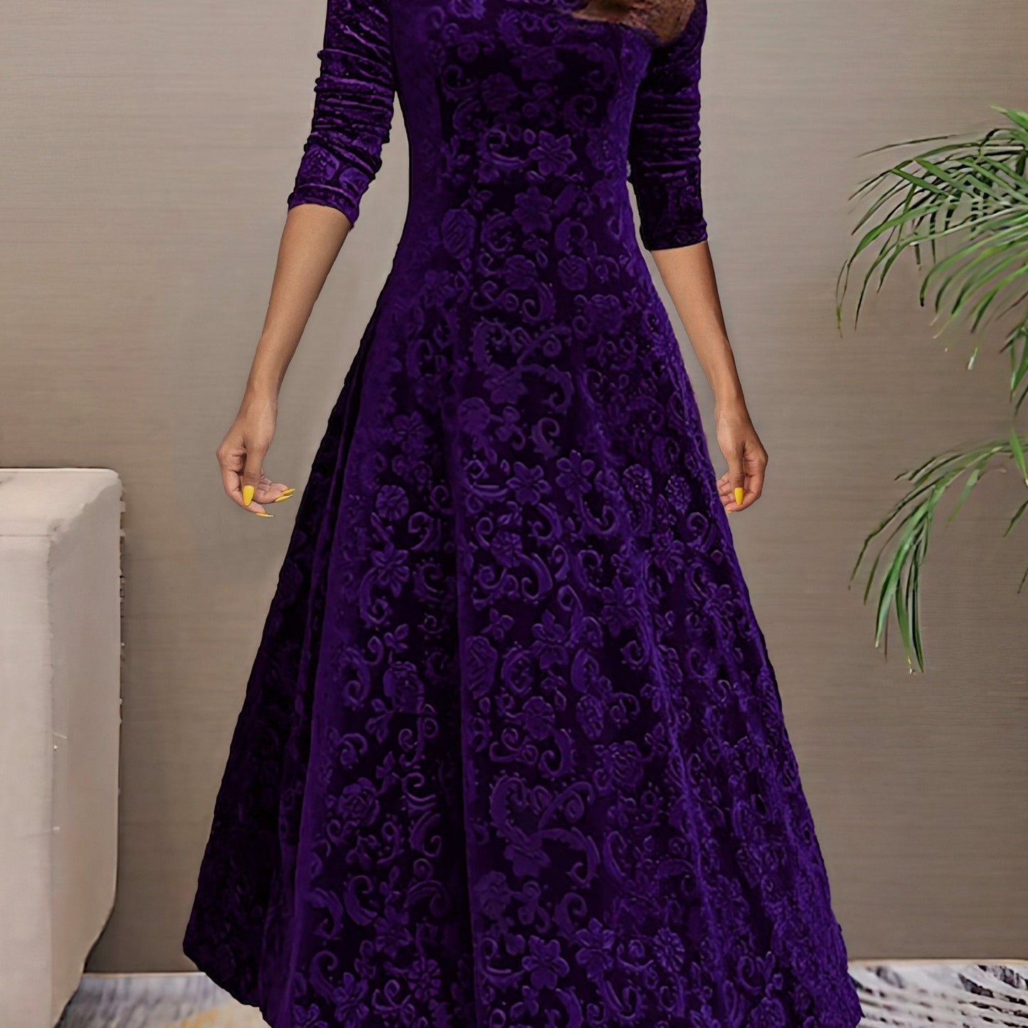 Nancy | Luxurious Holiday Dress