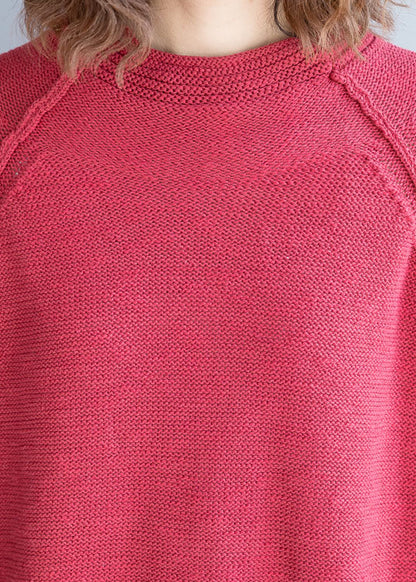Beige Button Woolen Knit Sweaters Spring