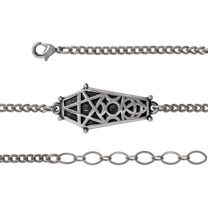 Hex Coffin Bracelet by Alchemy Gothic