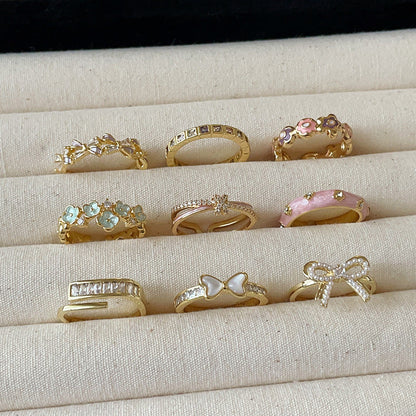 Blue Blossom Ring