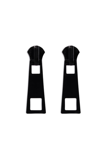 Candy Color Metal Zipper Earrings