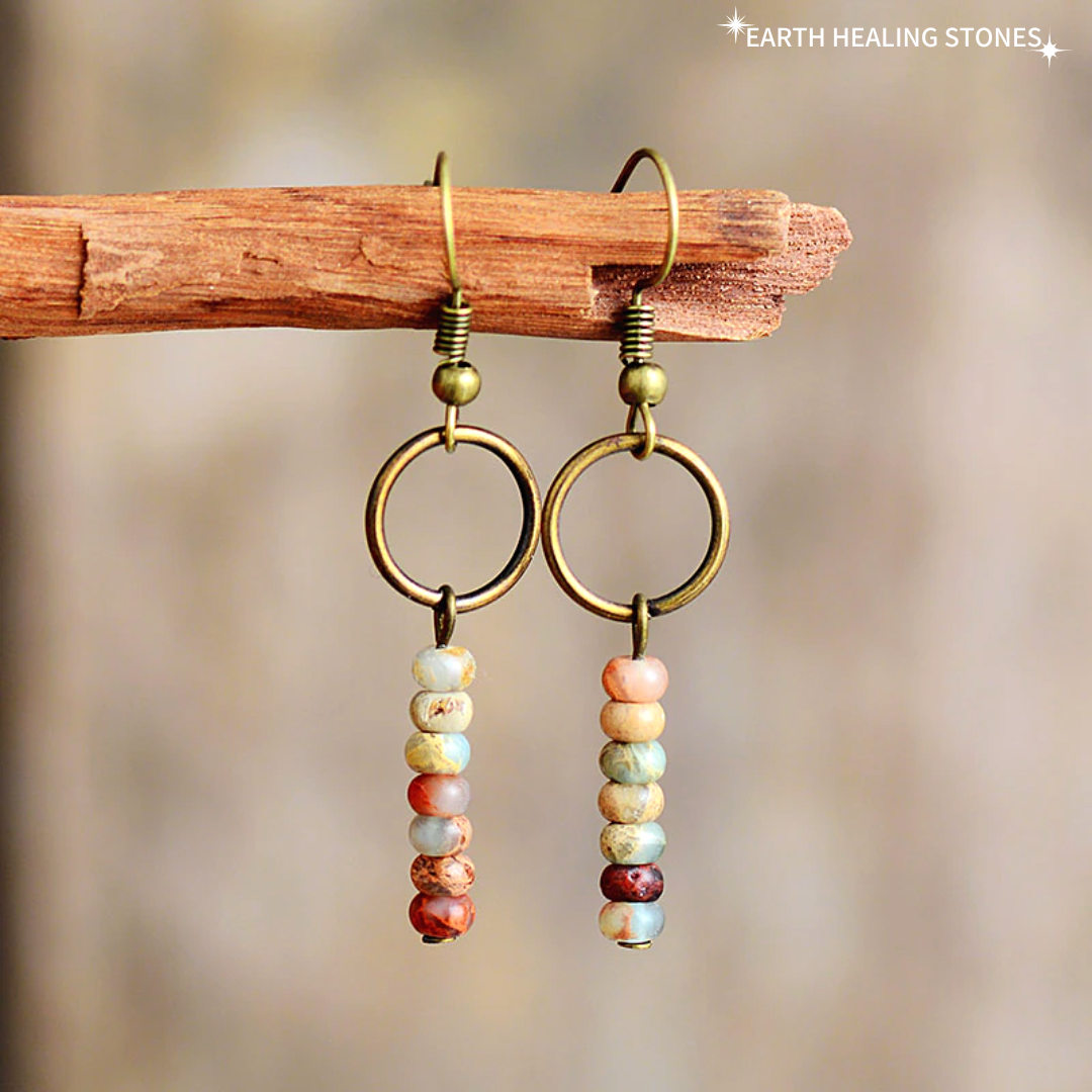 Jasper Dangle Earrings