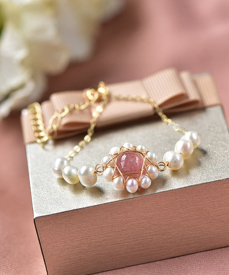 Original Design Patchwork Pearl Bracelet