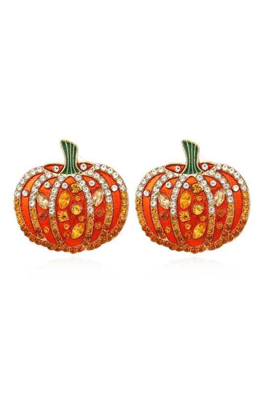 Emery Halloween Pumpkin Earrings