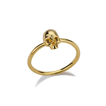 Dainty Skull Ring