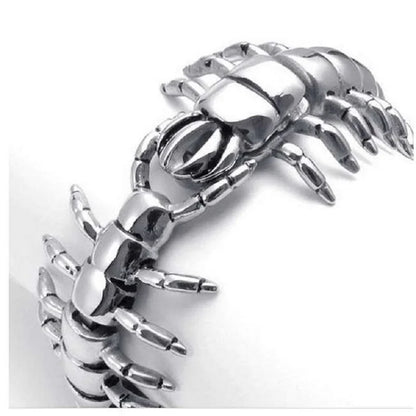 Steel Centipede Bracelet