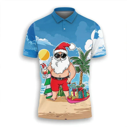 Santa am Strand
