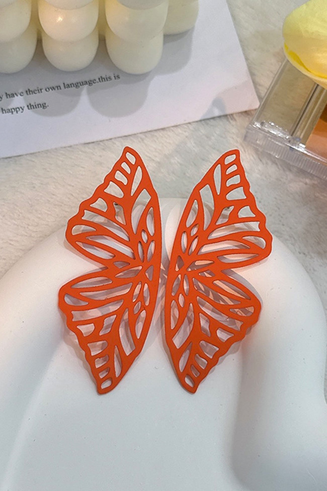 Hollow Out Buttrtfly Earrings