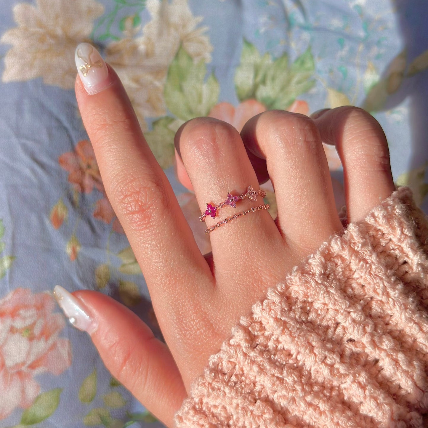 [sample ] Pink Blossom Ring