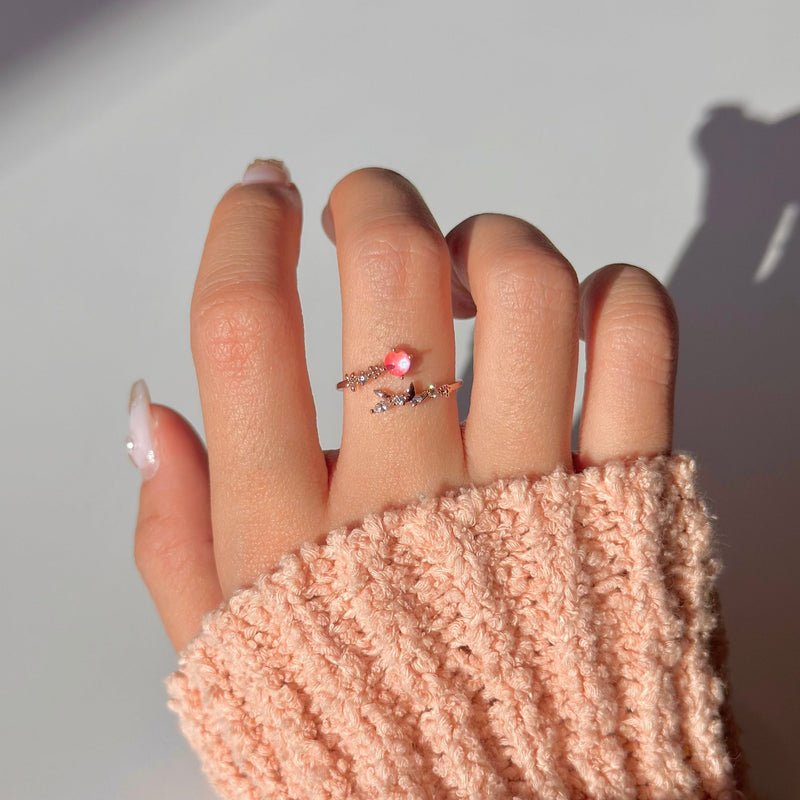 [] Butterfly Aurora Ring