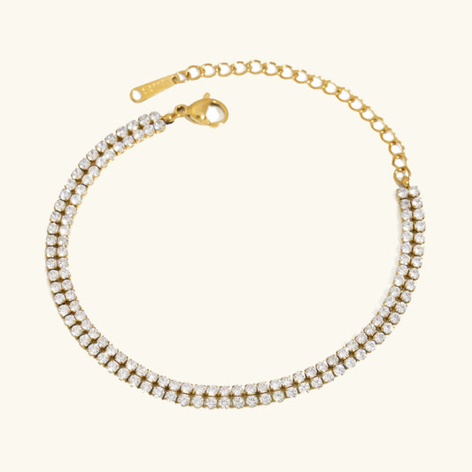 Celene Layered Tennis Bracelet
