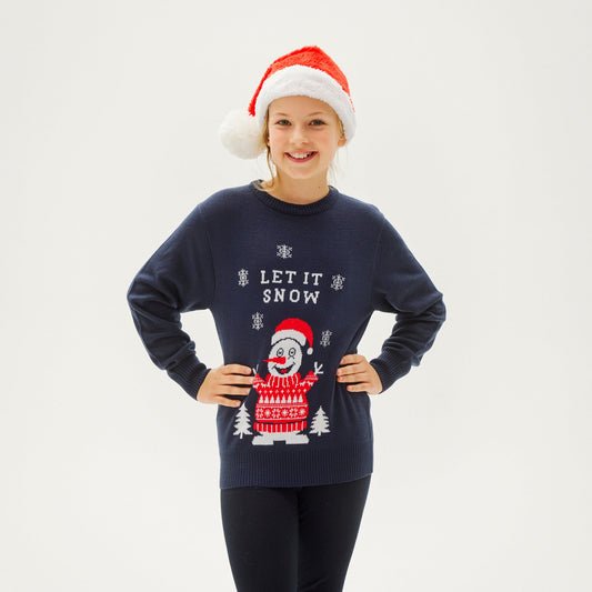 Let It Snow Christmas Sweater Kids