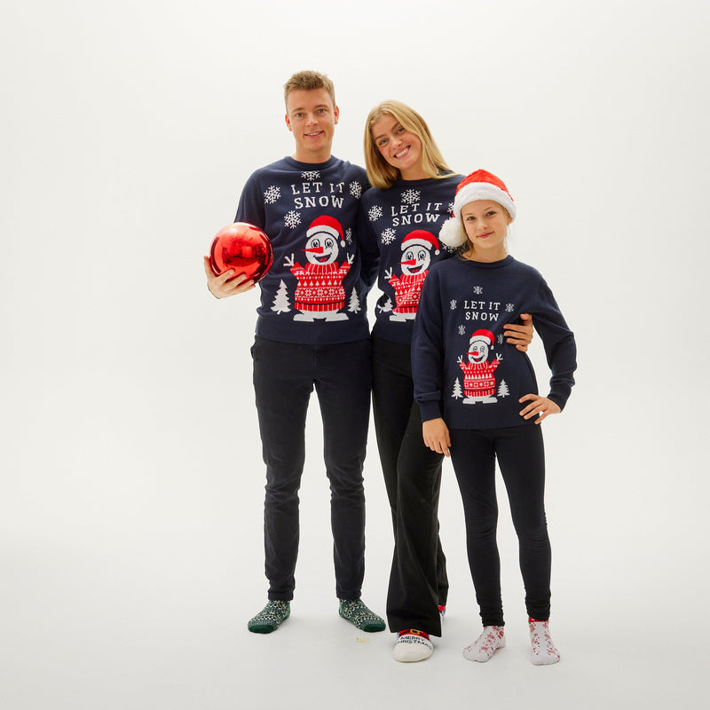 Let It Snow Christmas Sweater Men's