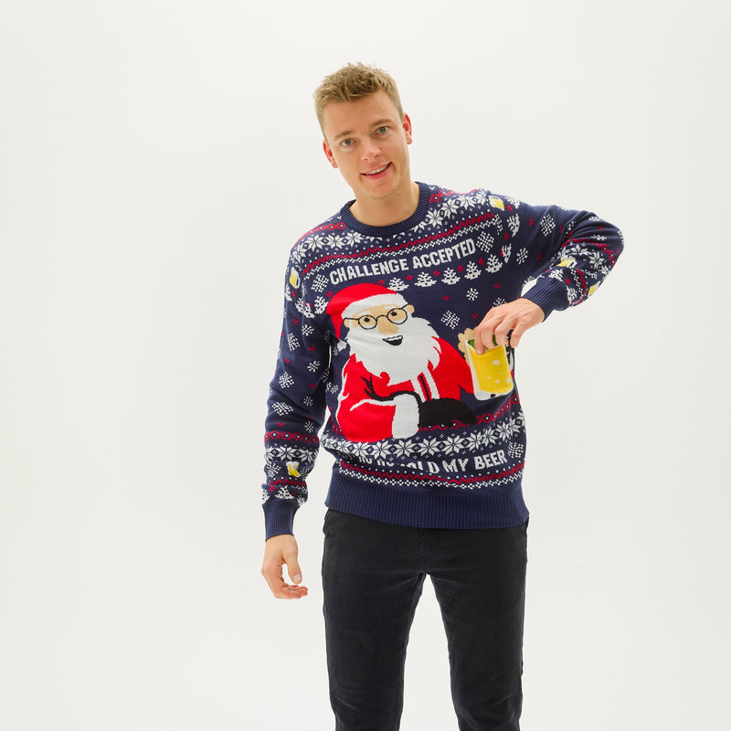 Ho Ho Hold My Beer Sweatshirt Men's