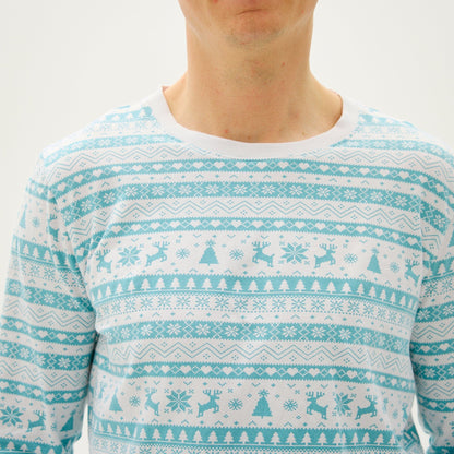 Christmas Pajamas with Christmas Motifs for Men