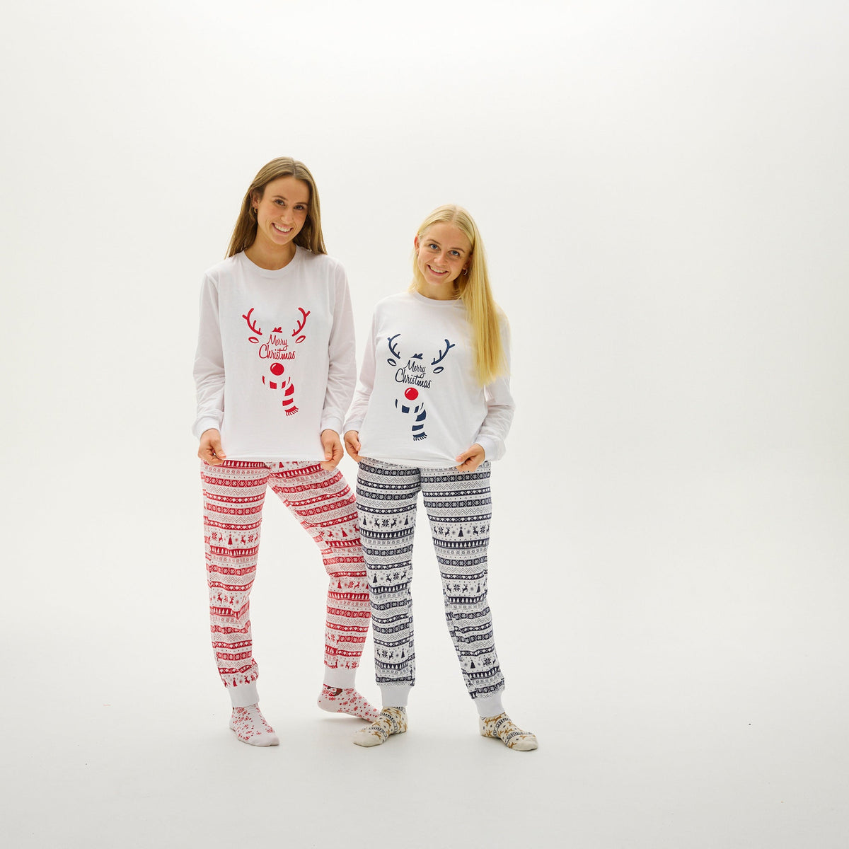 Cute Christmas Pajamas Red Men's