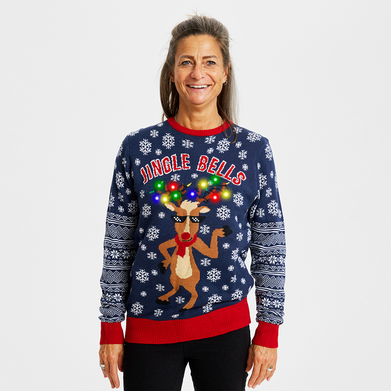 Jingle Bells Christmas Sweater Women's