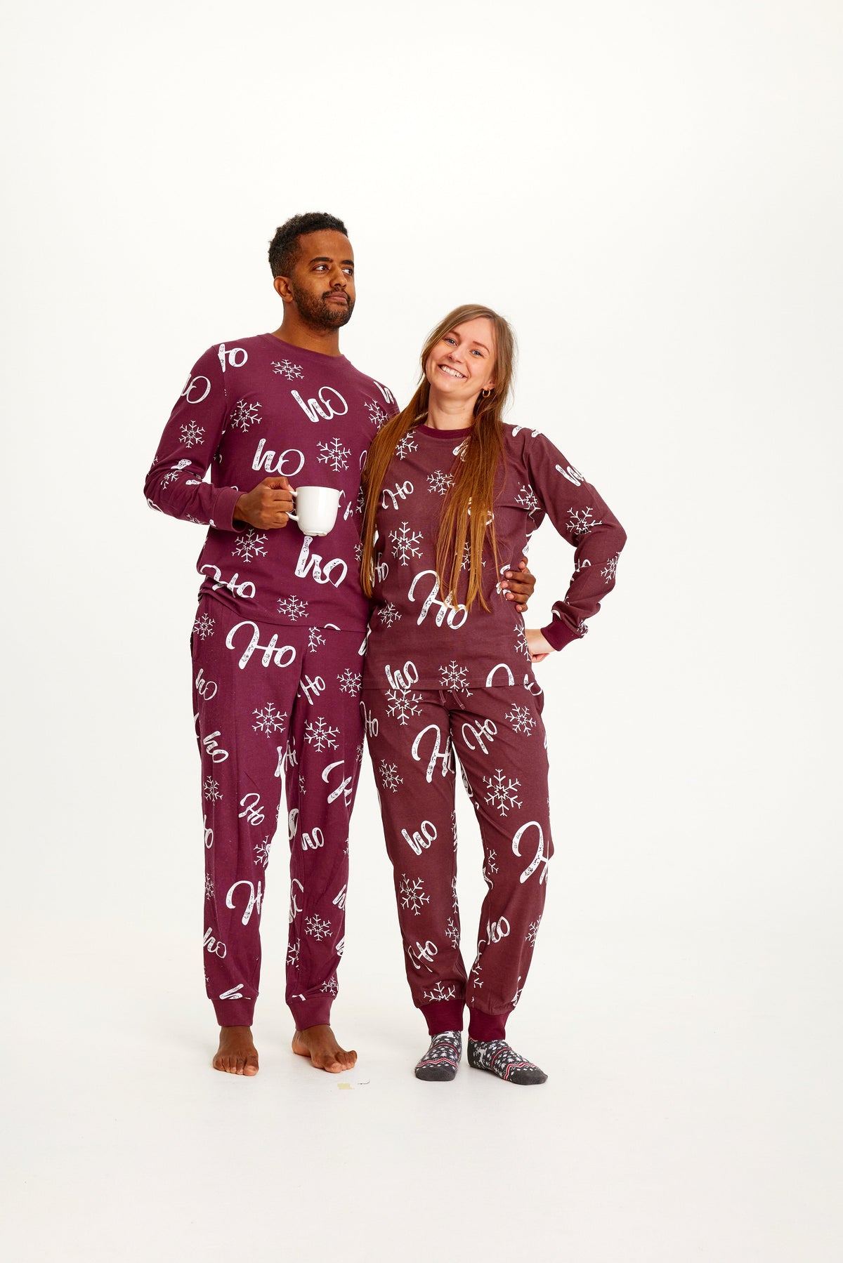 HO HO HO Christmas Pajamas Men's
