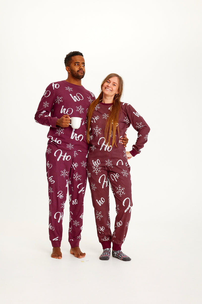 HO HO HO Christmas Pajamas Men's