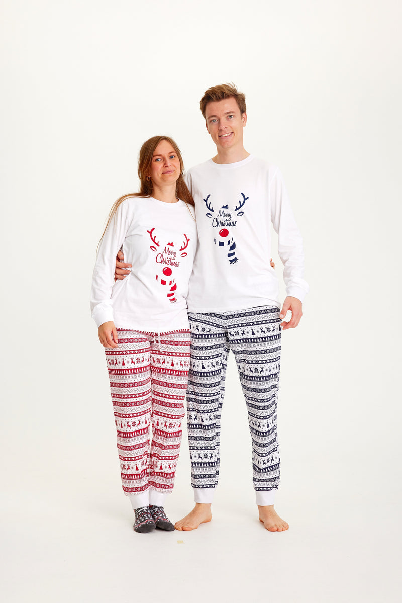 Cute Christmas Pajamas Blue Women's