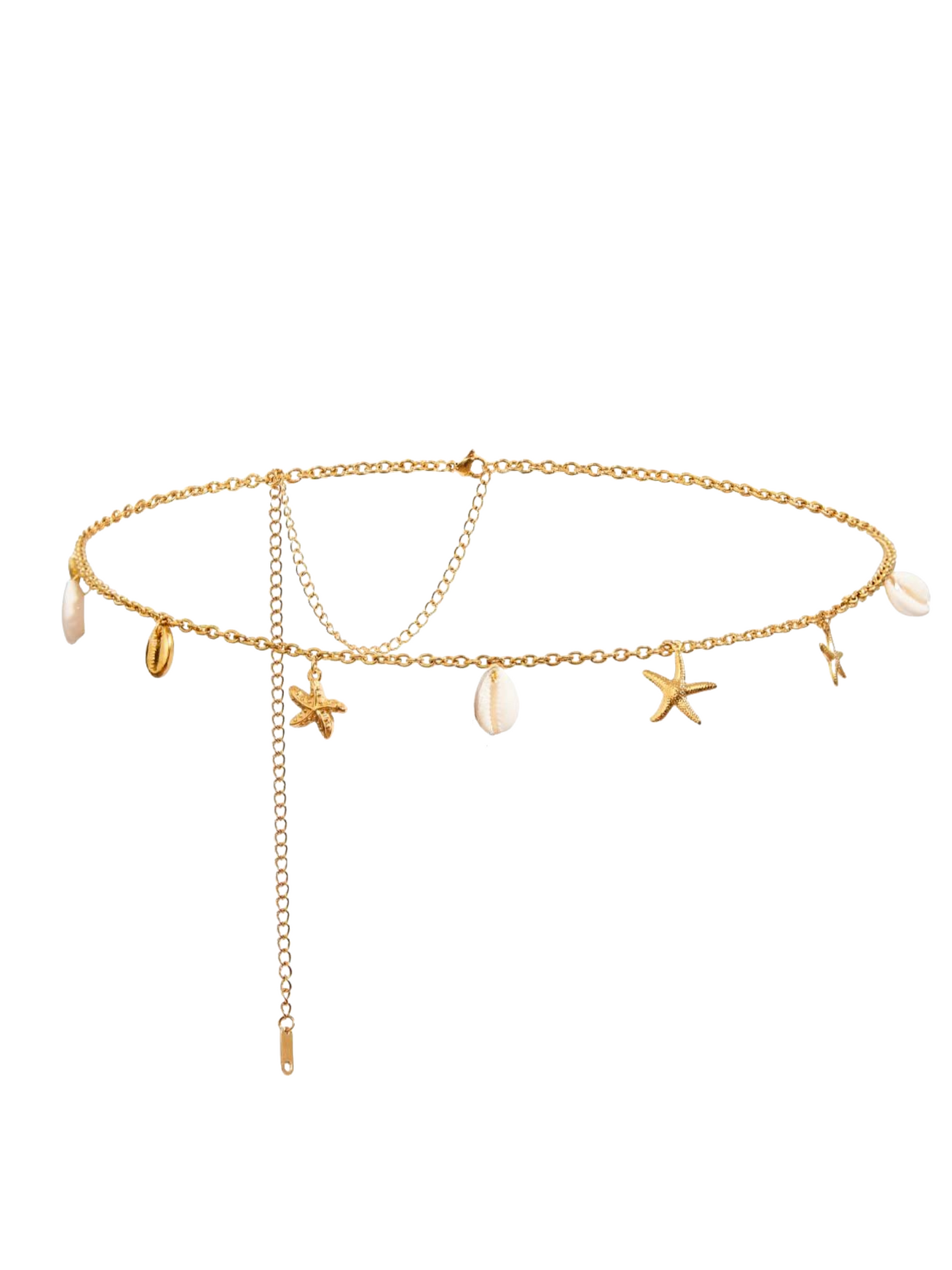 Zyla Shell Charm Jewelry Set