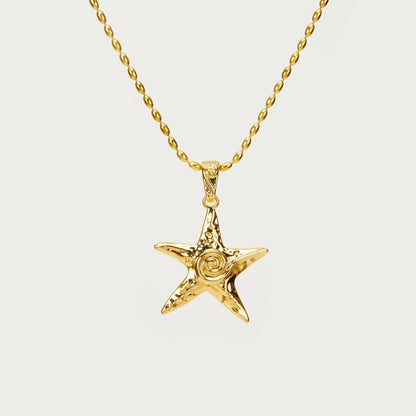 Starfish Pendant Necklace Set