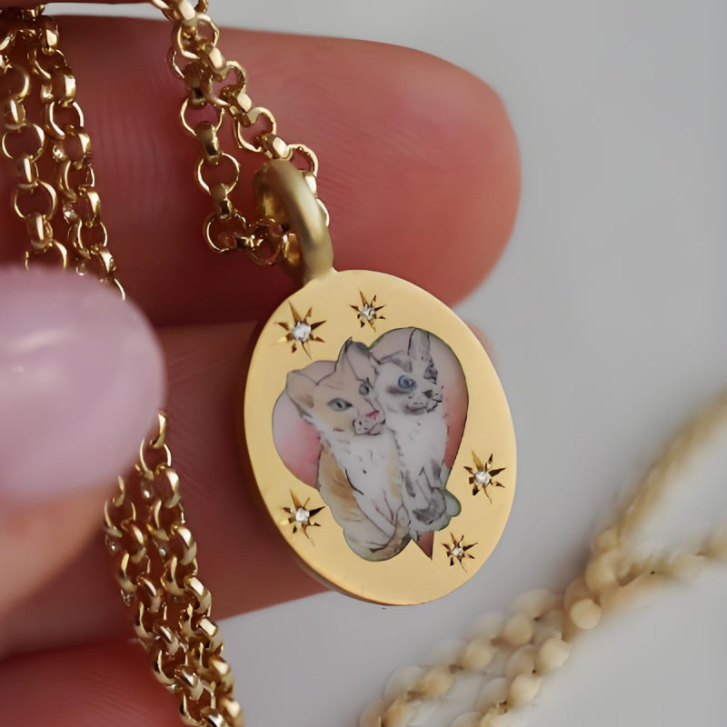 Katya Delicate Charm Necklace