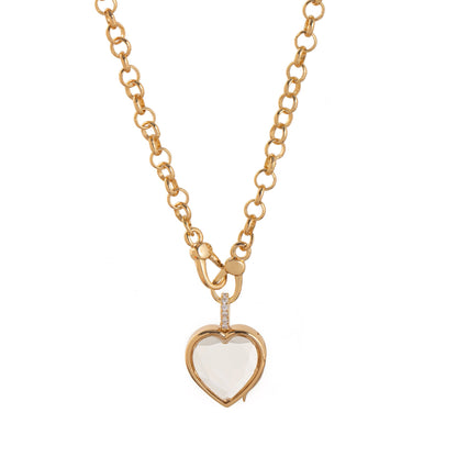 Floating Charm Locket Necklace and Mini Charms