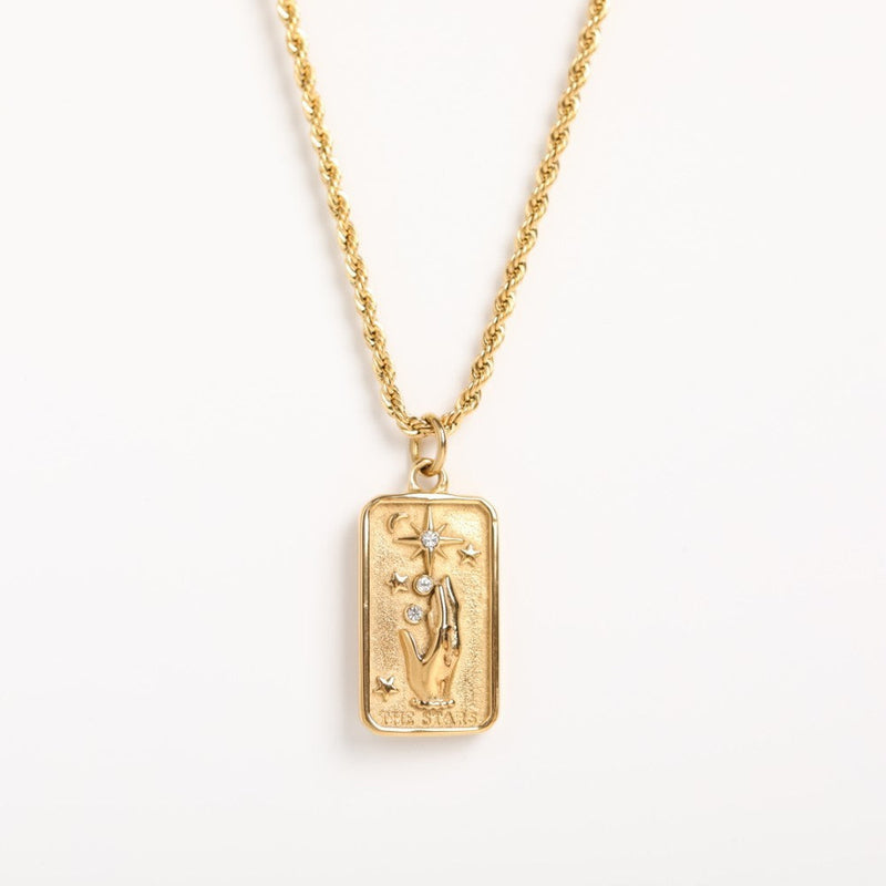 Erynn Gold-plated Tarot Necklace