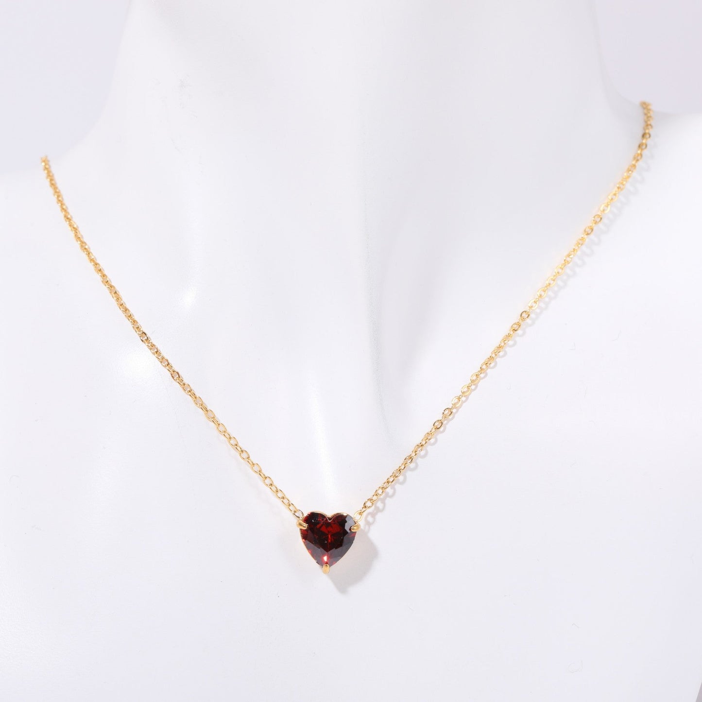 Maryella Birthstone Love Necklace