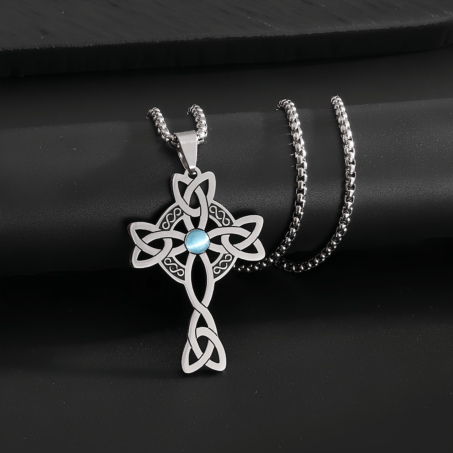 Four Realms Celtic Cross Necklace