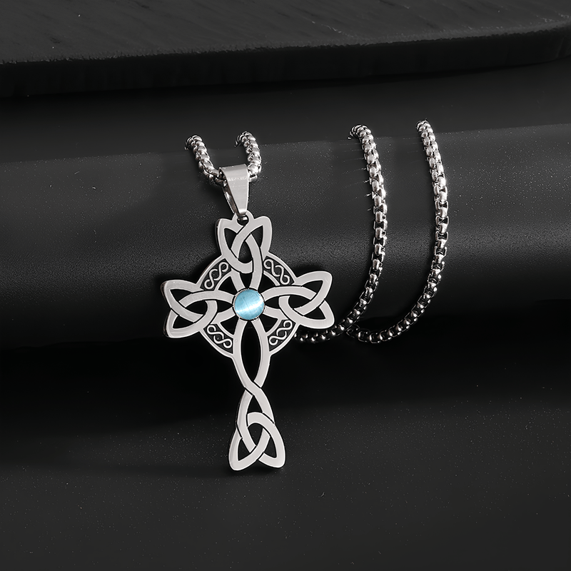 Four Realms Celtic Cross Necklace