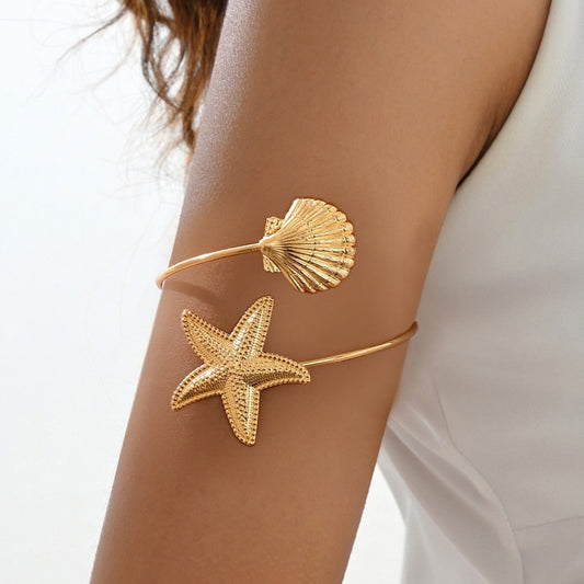 Teigan Starfish Shell Arm Cuff